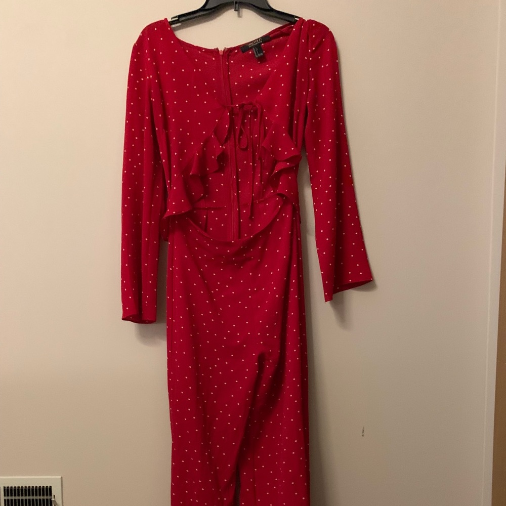 Red Polka Dot Jumpsuit